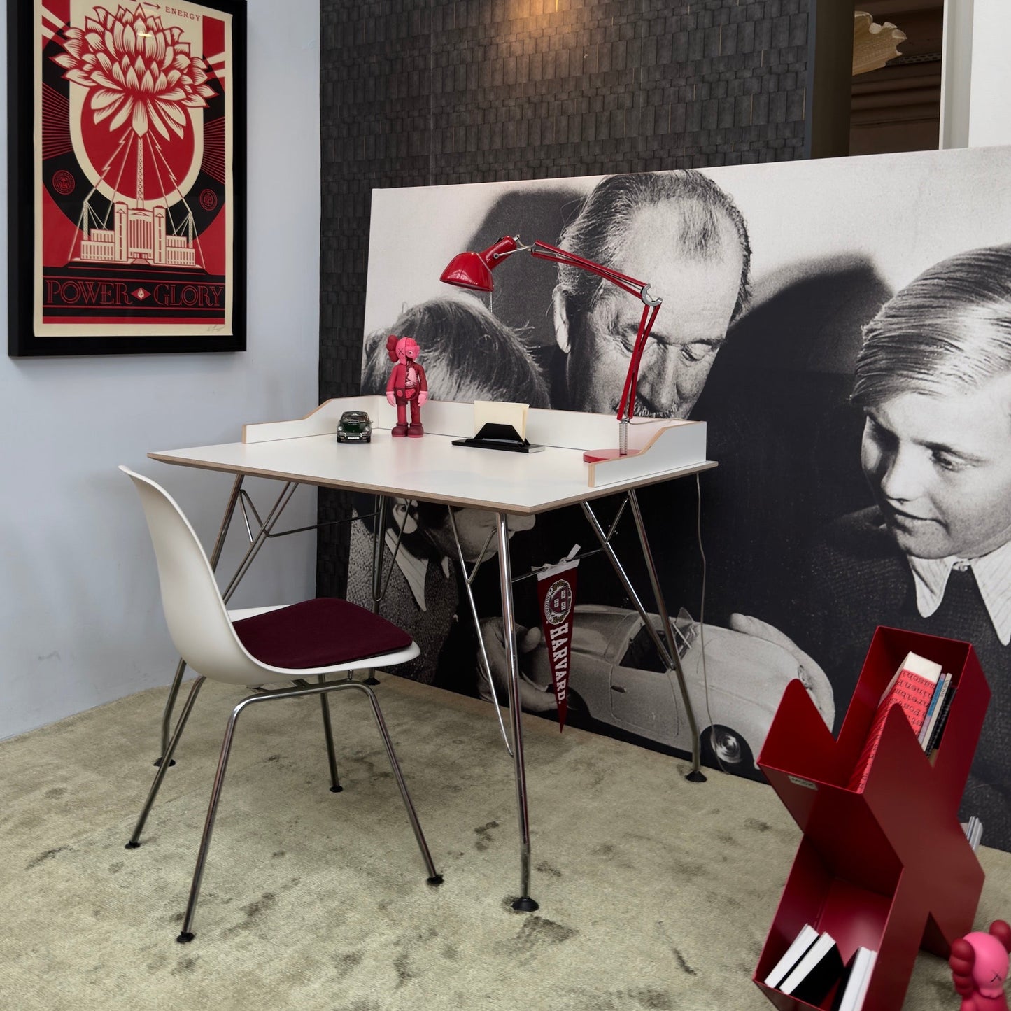 derSekretär Melamin/ Schichtholz Natur