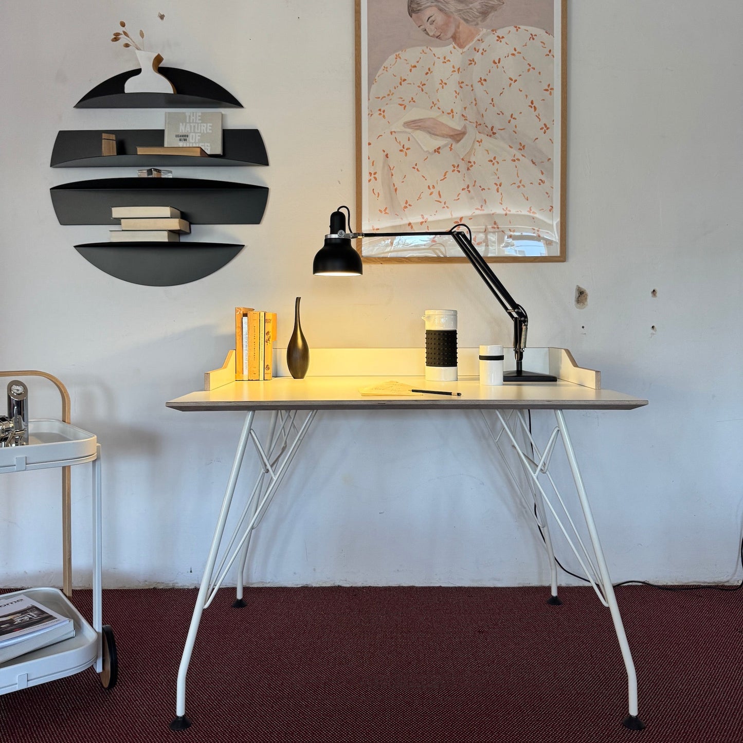 derSekretär Melamin/ Schichtholz Natur